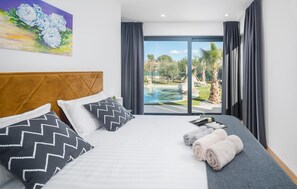 4 Schlafzimmer, Zimmersafe, kostenloses WLAN, Bettwäsche