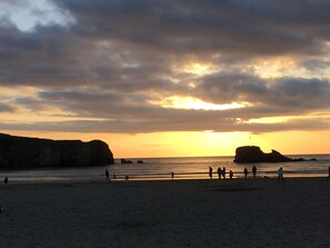 Nær stranden