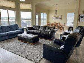 Smart TV, ping pong, books