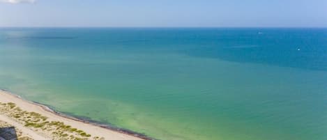 Vlak bij het strand