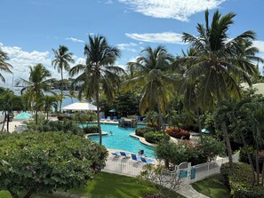 Outdoor pool - Gorgeous Beachfront Condo at the Elysian Beach Resort Pool, Tennis and More (St Thomas)