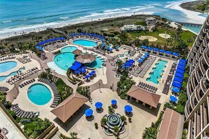 Een verwarmd zwembad