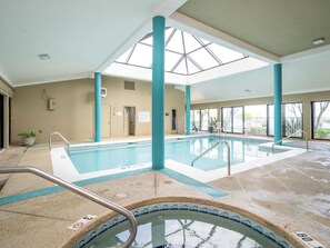 Indoor pool, outdoor pool