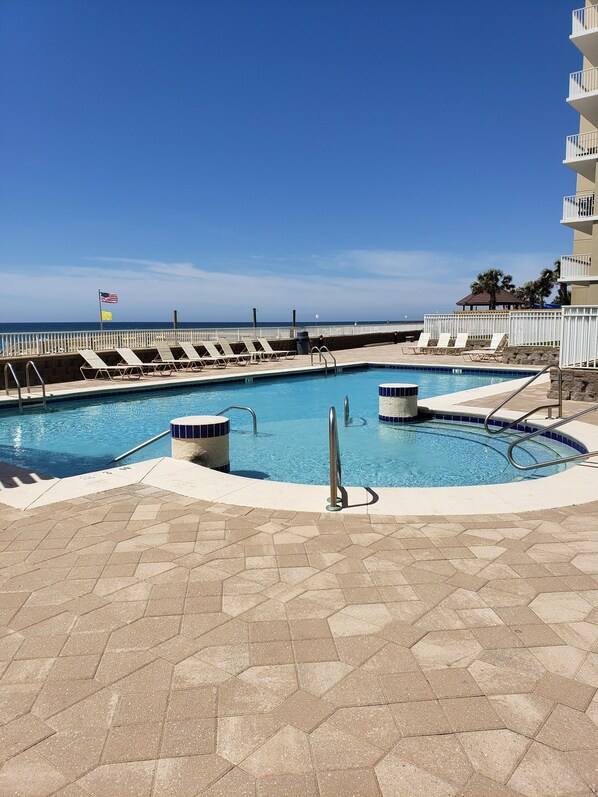 Indoor pool, outdoor pool