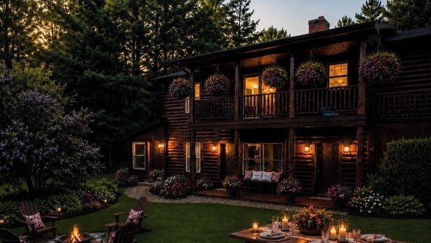 Unclassified image, 1 of 70, button - 30 acres, steam sauna, hot tub, 7 beds, sleeps 10. We LOVE dogs! (Onekama)