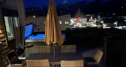 Luxury Whitefish Penthouse w/Hot Tub on Central Ave