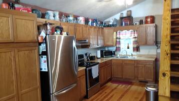 KĂŒhlschrank, Mikrowelle, Ofen, Herdplatte