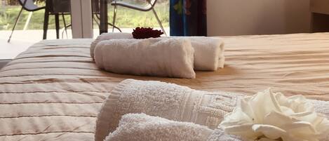 1 غرفة نوم وواي فاي وملاءات أسرّة