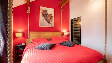 2 bedrooms, premium bedding, pillow-top beds, individually decorated