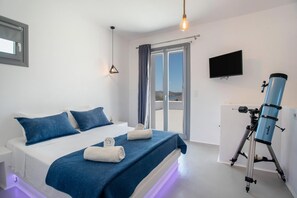 2 bedrooms, iron/ironing board, travel cot, free WiFi - VILLA SUNSET (PAROS)