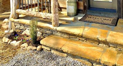 Cedar Cliff Cabin at Rivers Edge Rentals. Luxurious reclaimed 125 year old cabin