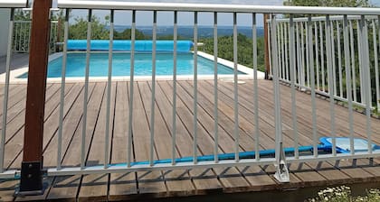 Renovated house with view and heated pool