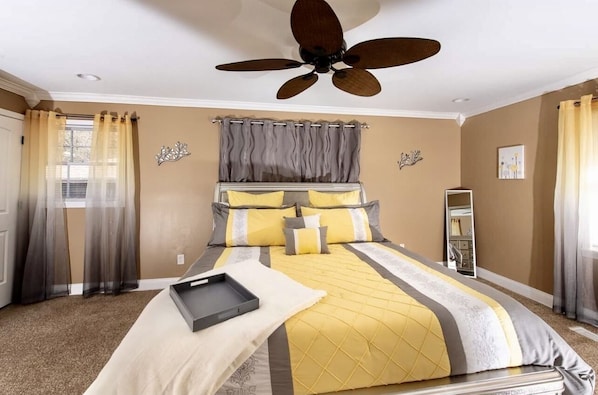 Master Bedroom with King Bed