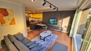 Apartment, 2 Bedrooms, Garden Area | Private kitchen | Full-sized fridge, microwave, stovetop, electric kettle - Letstay Sweet Home Yellow (Antalya)