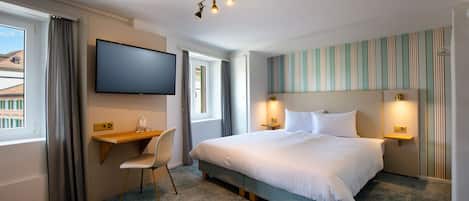 1 chambre, literie hypoallergénique, décoration personnalisée
