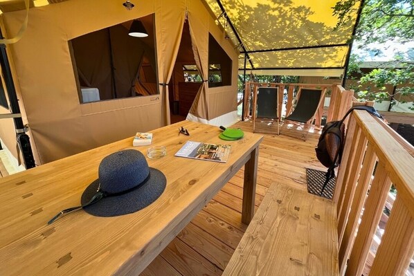 Standaard bungalow | Terras