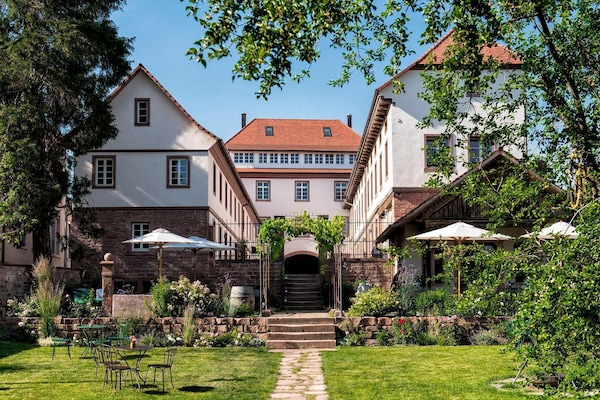 Das Palais vom Garten her gesehen mit West- und Ostflügel