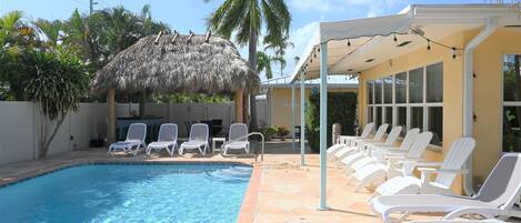 Una piscina climatizada