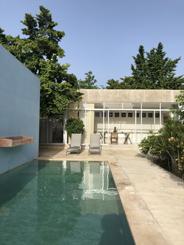 Alberca al aire libre 