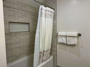 Shower, hair dryer, towels - Harbor Cove #68 - SKI! Sandy Beach! (Harbor Springs)