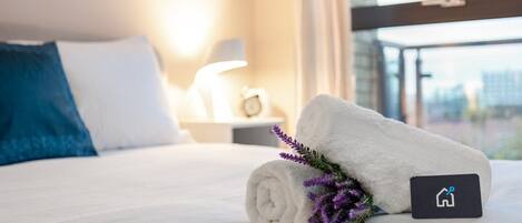 1 sovrum, strykjärn/strykbräda, internet och sängkläder