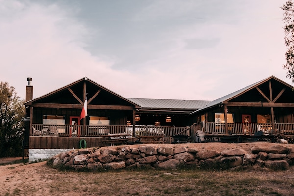 Picture of Cabin C + D facing the river taken by a previous guest