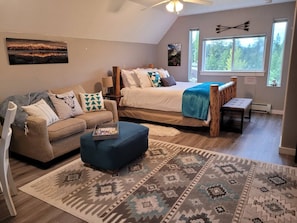 Desk, iron/ironing board, free WiFi, bed sheets - Mountain View Studio Apartment, Close to GNP (Columbia Falls)