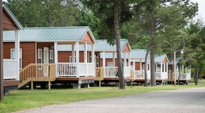 Standard Cabin | 2 bedrooms, free WiFi - Bonanza Camping Resort (Wisconsin Dells)