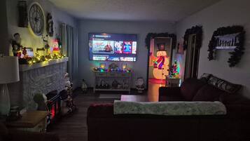 Smart TV, DVD player, video library