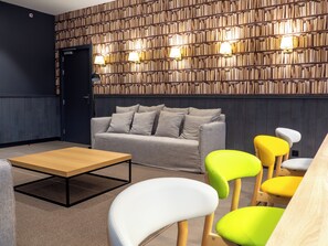 Sitteområde i lobbyen