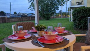 Outdoor dining