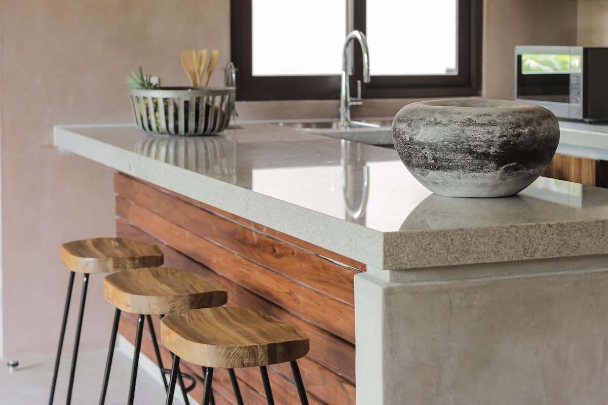 standard apartment, 1 king bed with sofa bed | living area | 55-inch smart tv with digital channels, tv, smart speakers