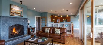 Gorgeous Blue Ridge Mountain and Rolling Farm View