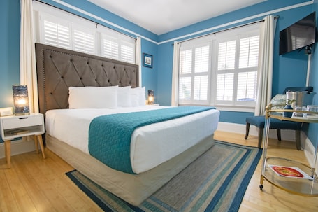 Ropa de cama de alta calidad y cortinas blackout