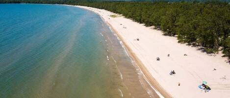 Beach nearby, beach towels