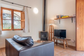 Fernseher, Kamin