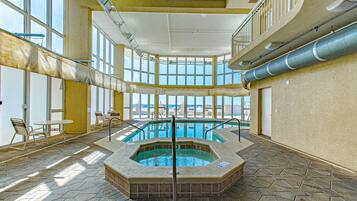 Indoor pool, outdoor pool