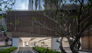 Entrée de l’hébergement