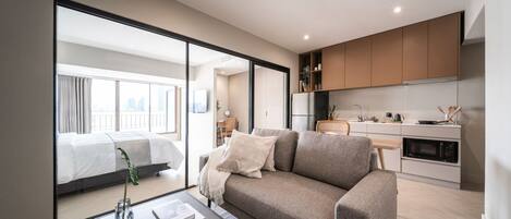 Coffres-forts dans les chambres, bureau, rideaux occultants