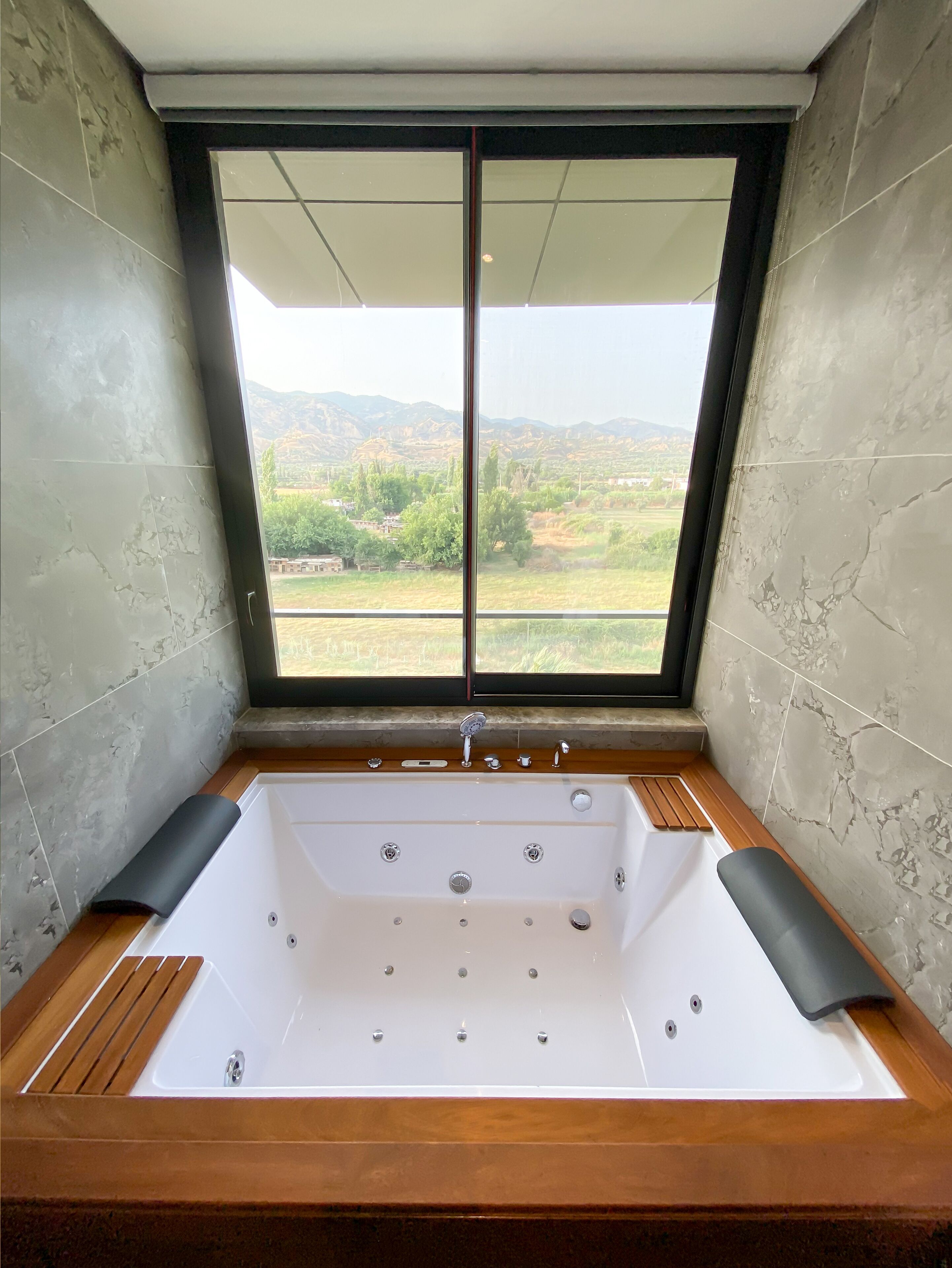 presidential room | bathroom | shower, free toiletries, hair dryer, slippers