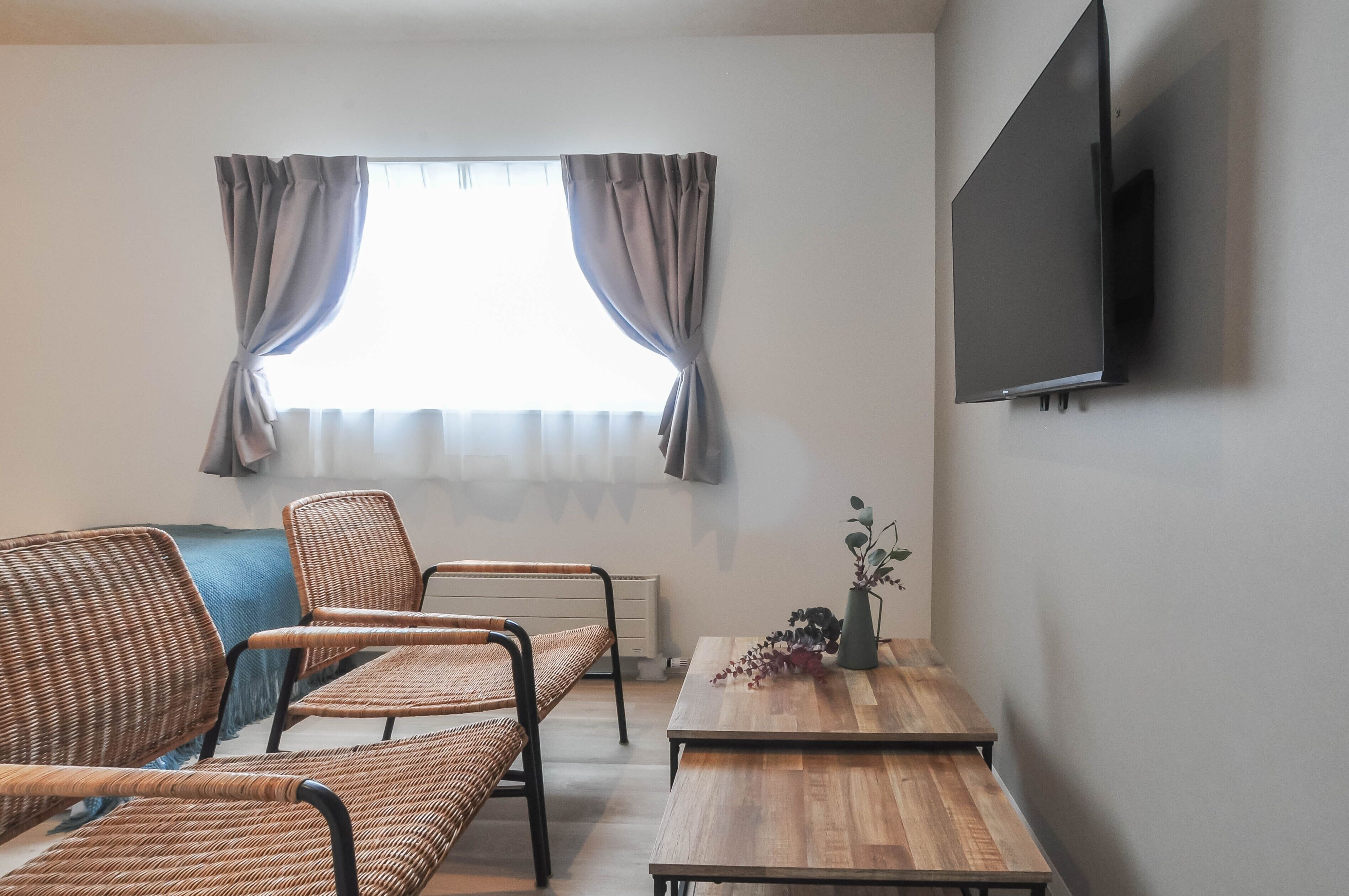 コンフォート ツインルーム | WiFi (無料)、ベッドシーツ