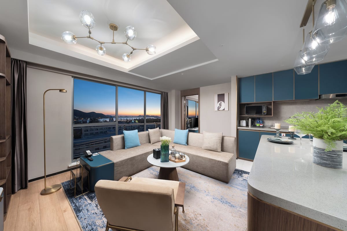 Deluxe-Apartment, 2 Schlafzimmer, Seeblick