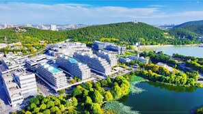 Voorkant van accommodatie