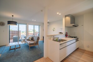 プライベートヴィラ 禁煙 | 専用キッチン | 冷蔵庫、電子レンジ、オーブン、コンロ