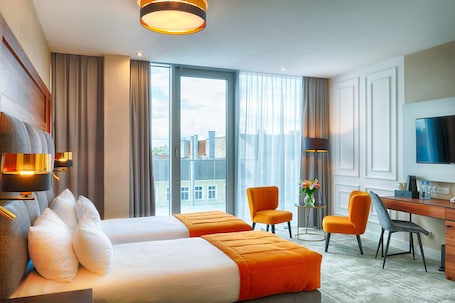 Ausblick vom Zimmer. Grand Focus Hotel Szczecin
