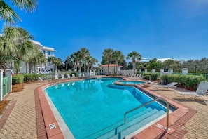 Pool - Spacious Getaway with Walk to Dining & Shops (Seacrest Beach)