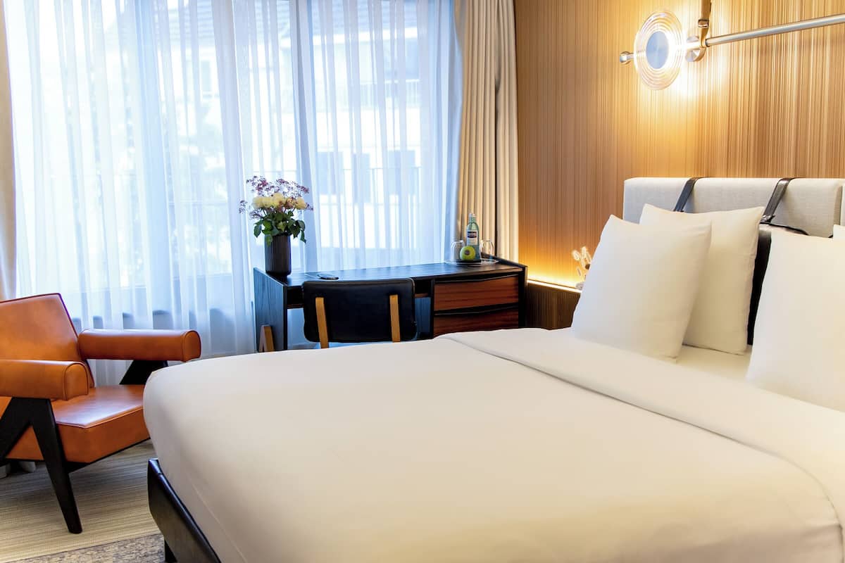 Superior Room, 1 Katil Kelamin (Double) | Peralatan tempat tidur hipoalergenik, bar mini