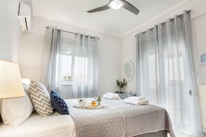 2 Schlafzimmer, Zimmersafe, Bügeleisen/Bügelbrett, Reisekinderbett