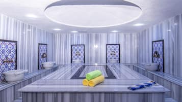 Salas de tratamiento para parejas y masajes con piedras calientes