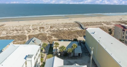 One-of-a-Kind Trolley Home, Oceanfront w/ Dune View by Tybee Cottages